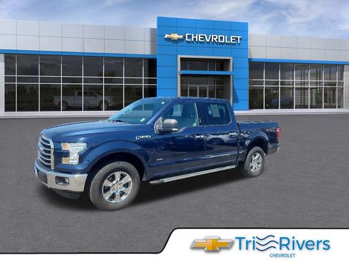 Blue 2015 Ford F-150 XLT