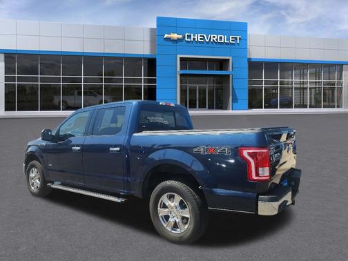 Blue 2015 Ford F-150 XLT