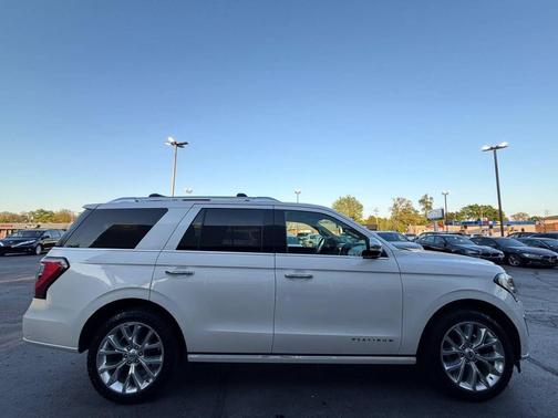 White Platinum Metallic Tri-Coat 2019 Ford Expedition Platinum