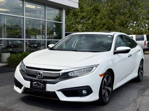 White Orchid Pearl 2016 Honda Civic Touring