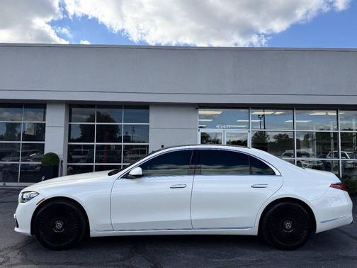 designo Diamond White Metallic 2021 Mercedes-Benz S-Class 4MATIC