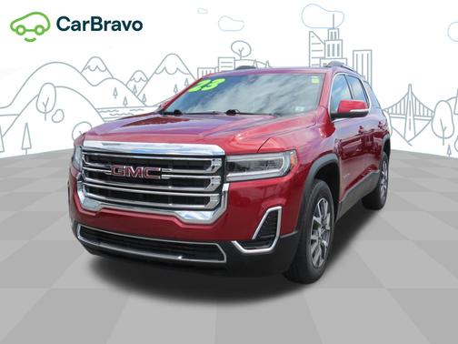 Volcanic Red Tintcoat 2023 GMC Acadia SLE