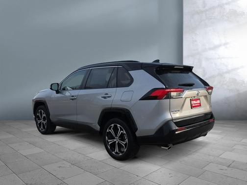 Silver Sky Metallic/Midnight Black Metallic 2025 Toyota RAV4 Hybrid SE