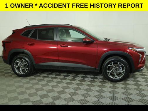 Crimson Metallic 2025 Chevrolet Trax LT