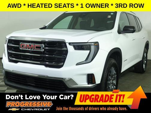 Summit White 2025 GMC Acadia AWD Elevation