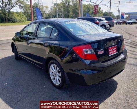 Crystal Black Pearl 2012 Honda Civic 4dr Auto EX