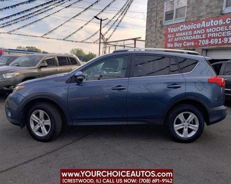 Shoreline Blue Pearl 2013 Toyota RAV4 AWD 4dr XLE (Natl)