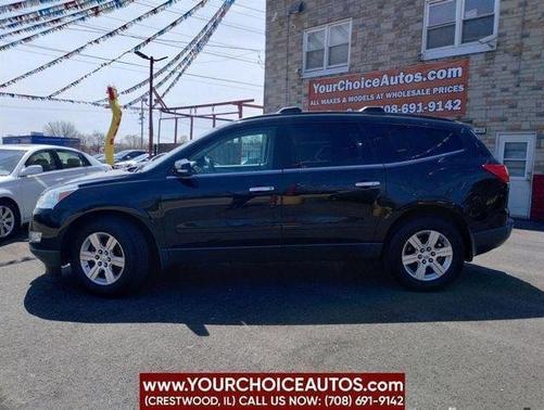 Black Granite Metallic 2012 Chevrolet Traverse AWD 4dr LT w/2LT