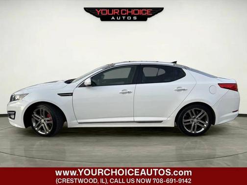 Snow White Pearl 2013 Kia Optima SX