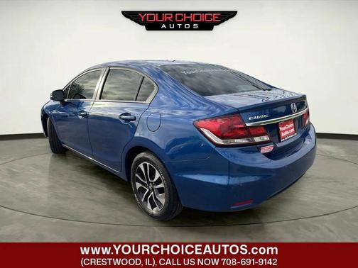 Dyno Blue Pearl 2013 Honda Civic EX