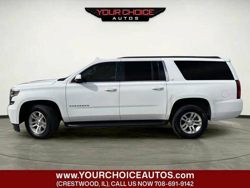 White 2017 Chevrolet Suburban LT