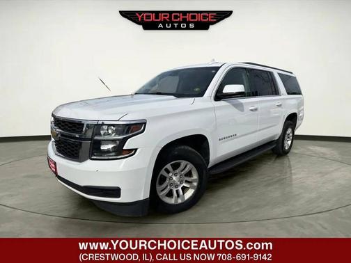White 2017 Chevrolet Suburban LT