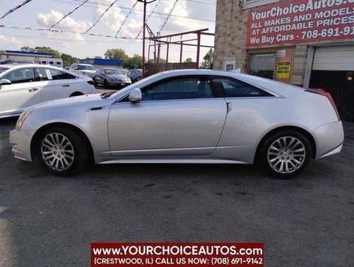 Radiant Silver Metallic 2014 Cadillac CTS 2dr Cpe Performance AWD