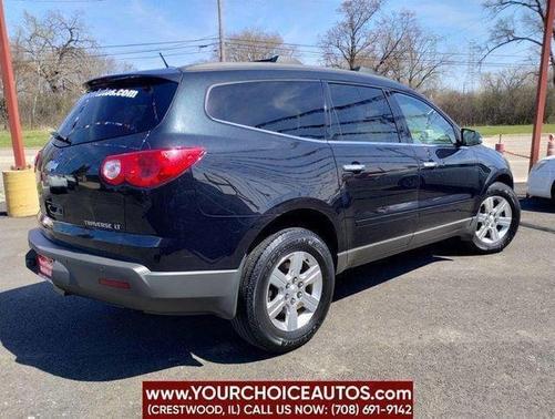 Black Granite Metallic 2012 Chevrolet Traverse AWD 4dr LT w/2LT