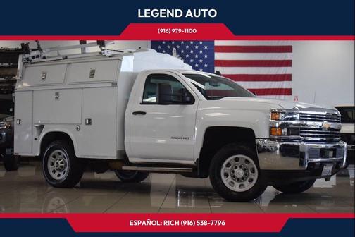 Summit White 2016 Chevrolet Silverado 3500 WT