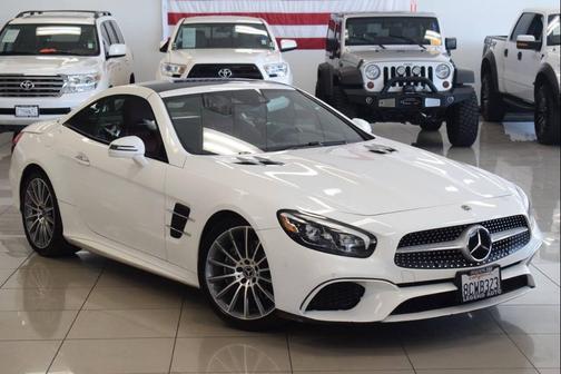White 2018 Mercedes-Benz SL 450 SL 450 2dr Roadster