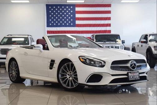 White 2018 Mercedes-Benz SL 450 SL 450 2dr Roadster