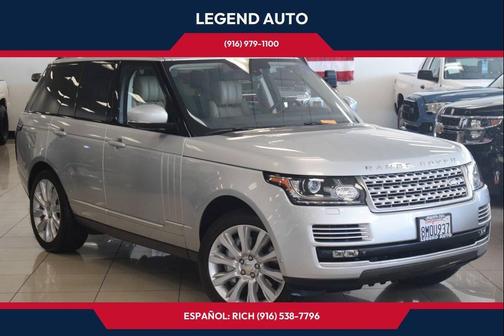 Silver 2014 Land Rover Range Rover 5.0L Supercharged