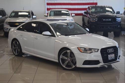 White 2014 Audi A6 3.0 TDI Premium Plus