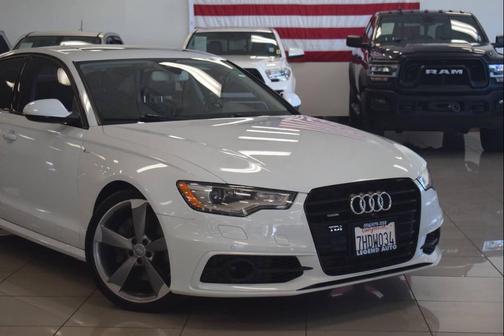 White 2014 Audi A6 3.0 TDI Premium Plus