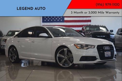 White 2014 Audi A6 3.0 TDI Premium Plus