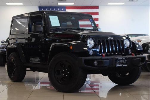 Black Clearcoat 2017 Jeep Wrangler Rubicon