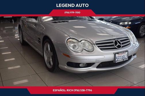 Silver 2004 Mercedes-Benz SL-Class AMG