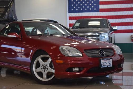 Maroon 2004 Mercedes-Benz SLK-Class SLK230 Kompressor