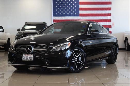 Obsidian Black Metallic 2017 Mercedes-Benz C-Class C 300 2dr Coupe