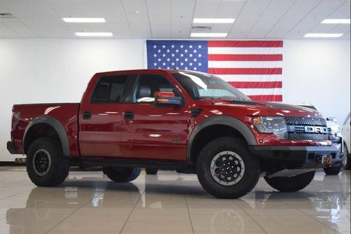 Burgundy 2014 Ford F-150 SVT Raptor