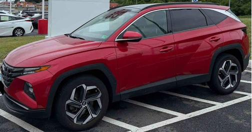 Calypso Red 2022 Hyundai TUCSON Limited