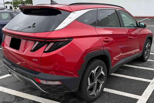 Calypso Red 2022 Hyundai TUCSON Limited