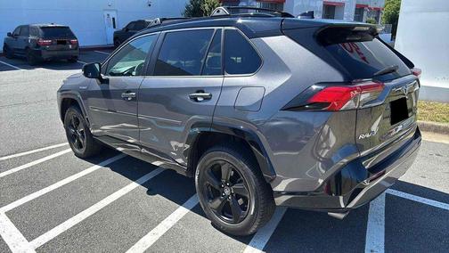 Magnetic Gray Metallic w/Black Roof 2019 Toyota RAV4 Hybrid SE