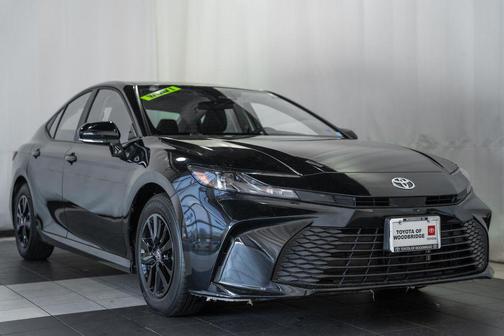 Midnight Black 2025 Toyota Camry LE
