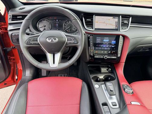 Dynamic Sunstone Red 2024 INFINITI QX50 SPORT AWD