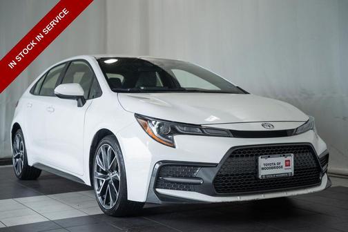 White 2022 Toyota Corolla SE