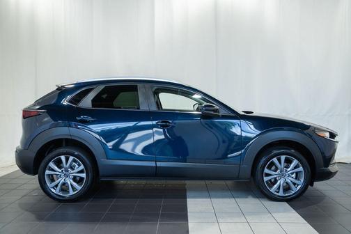 Deep Crystal Blue Mica 2025 Mazda CX-30 2.5 S Preferred Package