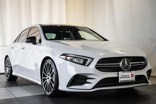 Digital White Metallic 2021 Mercedes-Benz AMG A 35 4MATIC
