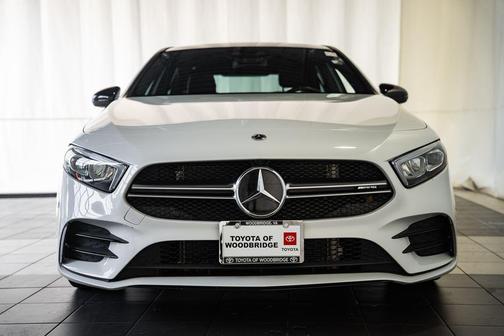 Digital White Metallic 2021 Mercedes-Benz AMG A 35 4MATIC