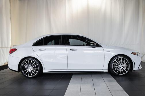 Digital White Metallic 2021 Mercedes-Benz AMG A 35 4MATIC