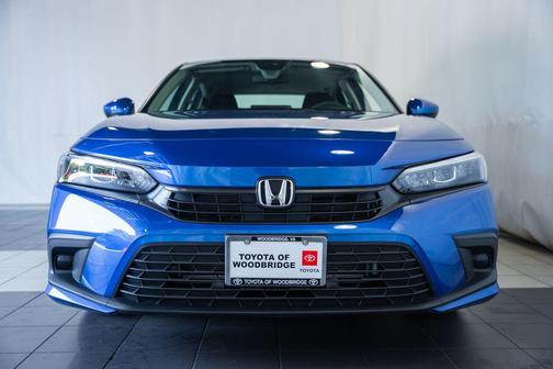 Aegean Blue Metallic 2023 Honda Civic LX