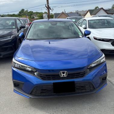 Aegean Blue Metallic 2023 Honda Civic LX