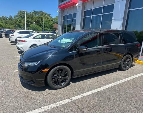Crystal Black Pearl 2024 Honda Odyssey Sport
