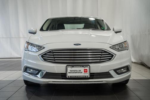 Oxford White 2018 Ford Fusion Hybrid SE