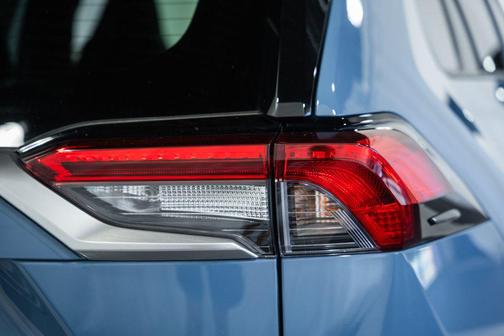 Cavalry Blue/Midnight Black Metallic 2024 Toyota RAV4 Hybrid SE