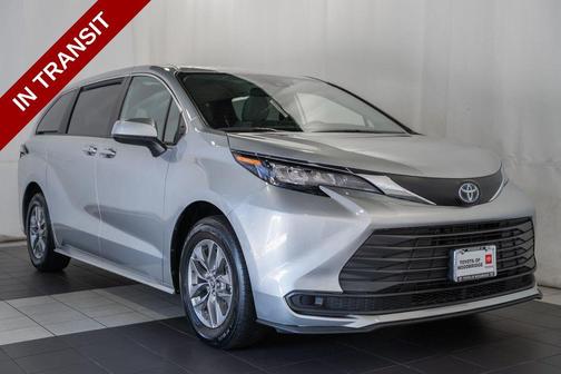Celestial Silver Metallic 2025 Toyota Sienna LE