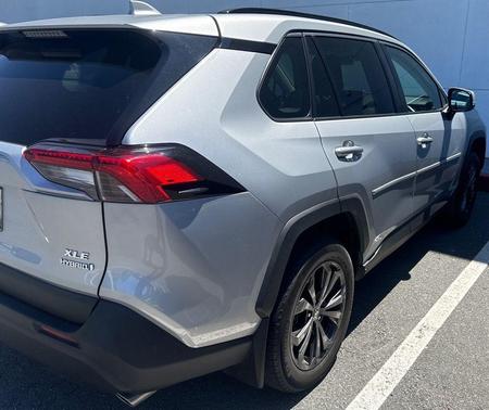 Silver Sky Metallic 2024 Toyota RAV4 Hybrid XLE Premium