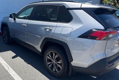 Silver Sky Metallic 2024 Toyota RAV4 Hybrid XLE Premium