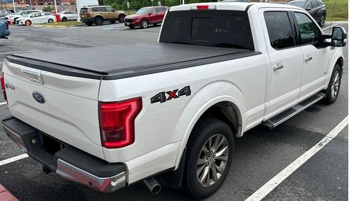 White Platinum Metallic Tri-Coat 2017 Ford F-150 Lariat