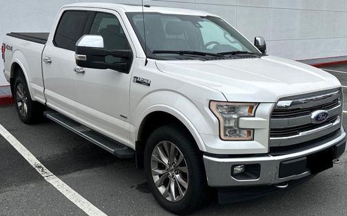 White Platinum Metallic Tri-Coat 2017 Ford F-150 Lariat